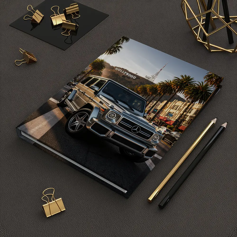 Mercedes G Wagen Hollywood Los Angeles Street – Notebooks