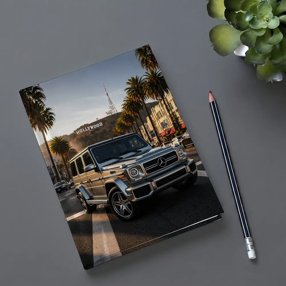 Mercedes G Wagen Hollywood Los Angeles Street – Notebooks