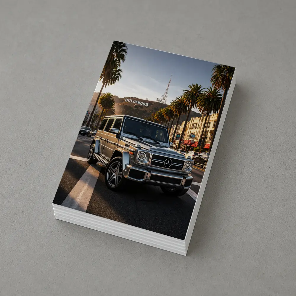 Mercedes G Wagen Hollywood Los Angeles Street – Postcards