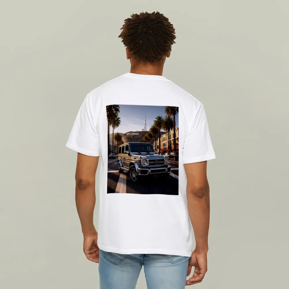 Mercedes G Wagen Hollywood Los Angeles Street – T-Shirts
