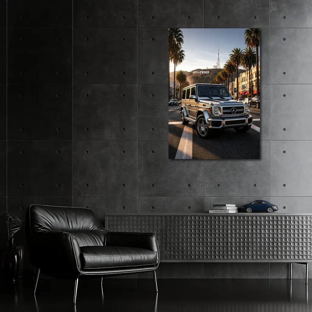 Mercedes G Wagen Hollywood Los Angeles Street – Wall Art