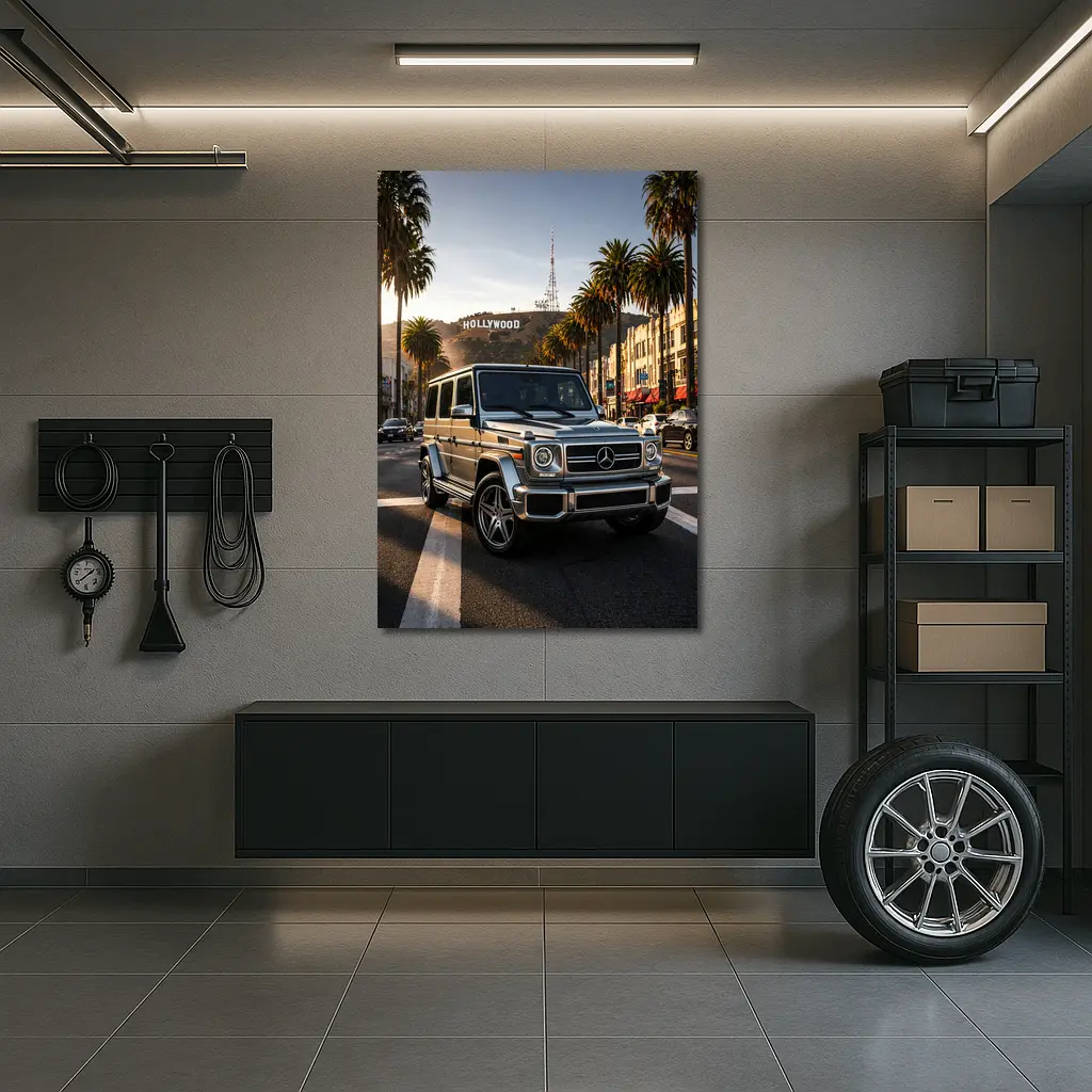 Mercedes G Wagen Hollywood Los Angeles Street – Wall Art