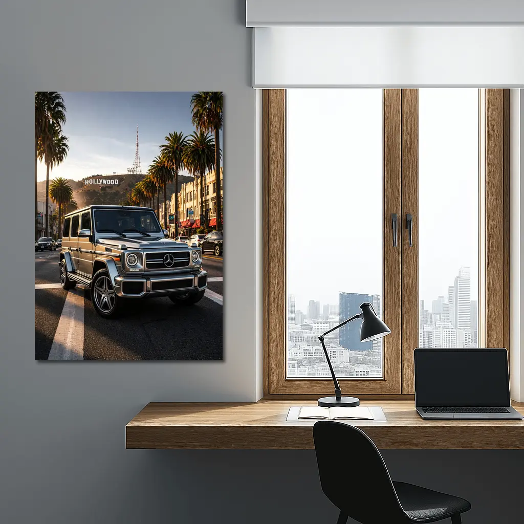 Mercedes G Wagen Hollywood Los Angeles Street – Wall Art