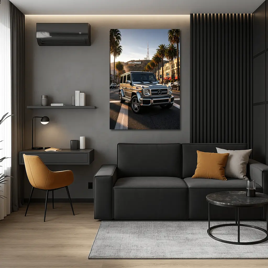 Mercedes G Wagen Hollywood Los Angeles Street – Wall Art