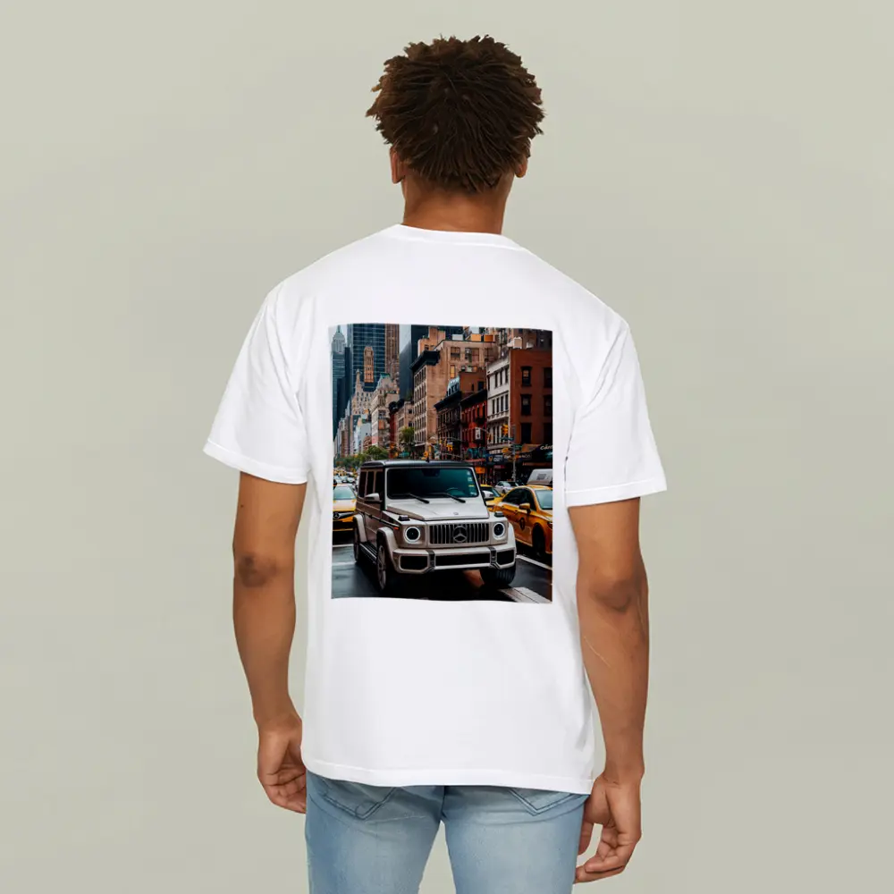 Mercedes G Wagon Cruising New York Streets – T-Shirts