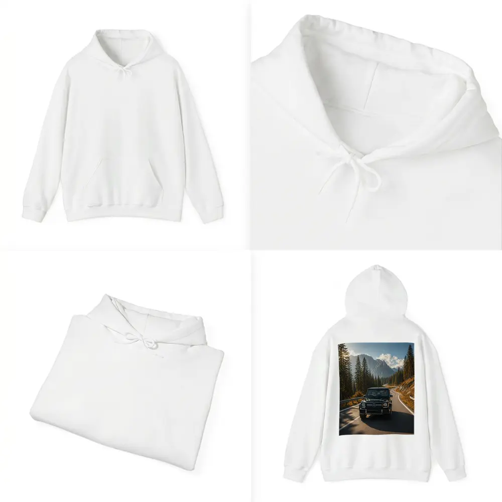 Mercedes G Wagen Black Mountain Road Drive – Hoodies