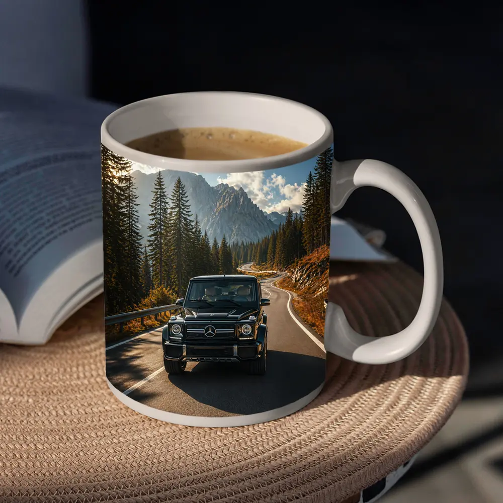 Mercedes G Wagen Black Mountain Road Drive – Mugs