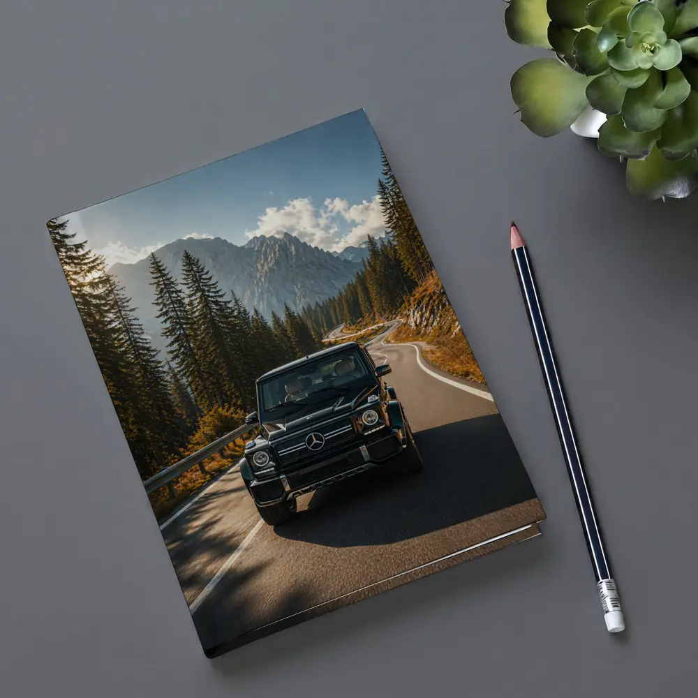 Mercedes G Wagen Black Mountain Road Drive – Notebooks