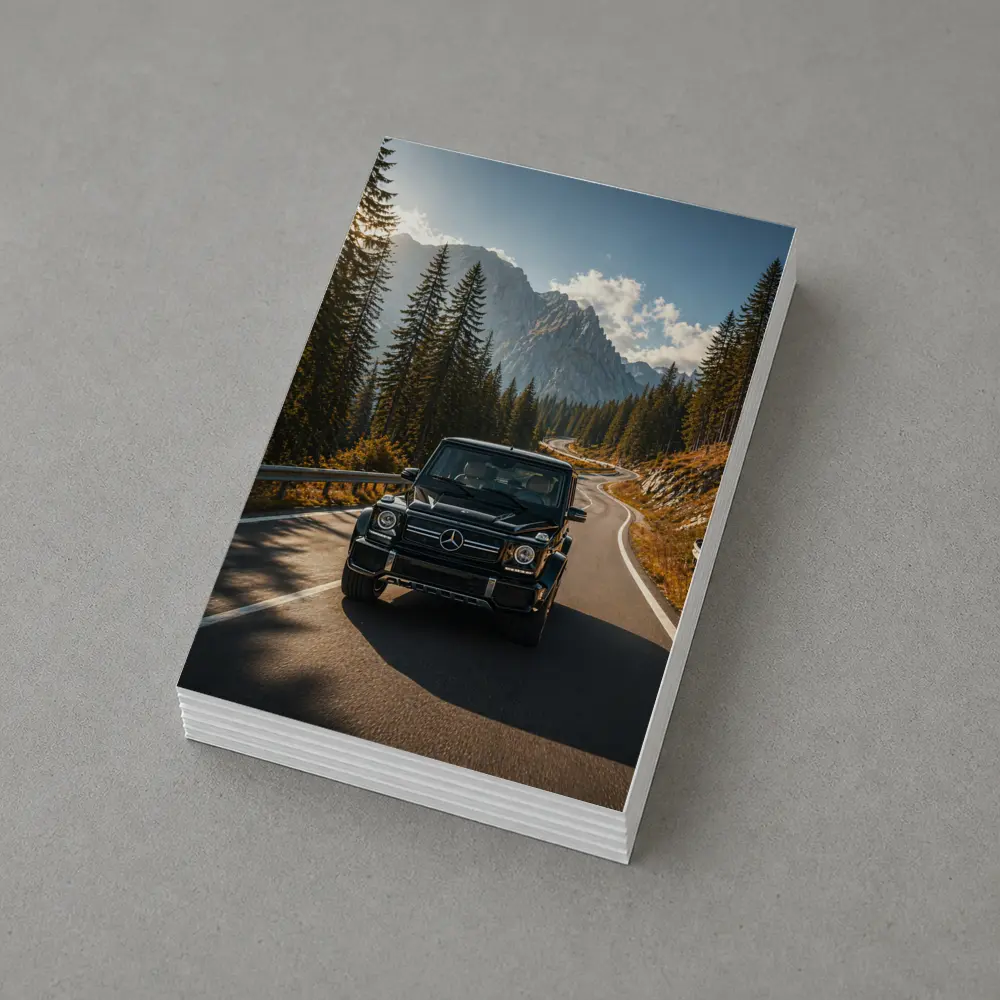 Mercedes G Wagen Black Mountain Road Drive – Postcards