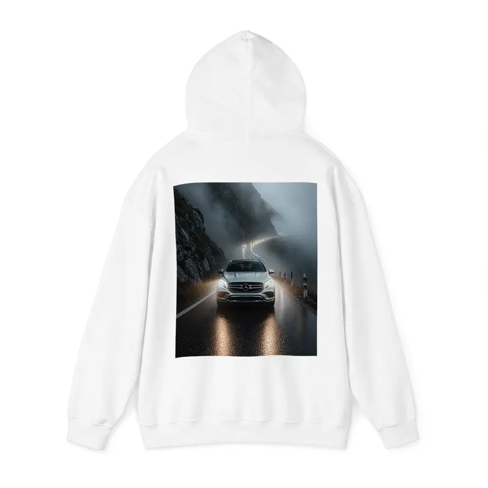Mercedes GLE Foggy Mountain Road Night Drive – Hoodies