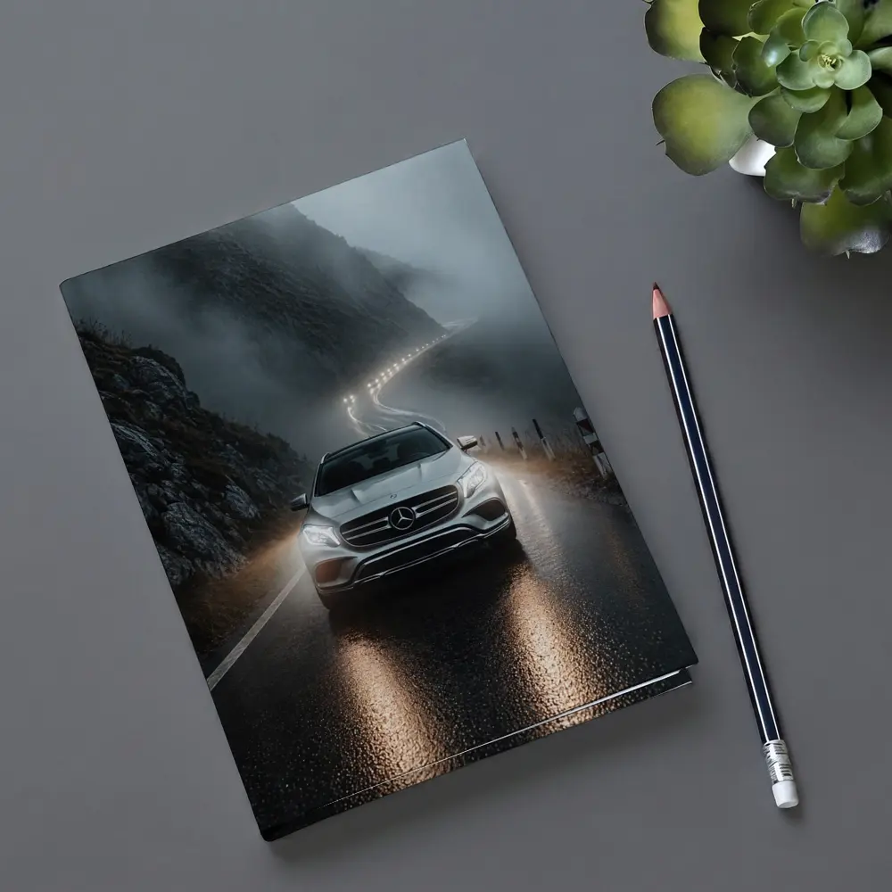 Mercedes GLE Foggy Mountain Road Night Drive – Notebooks