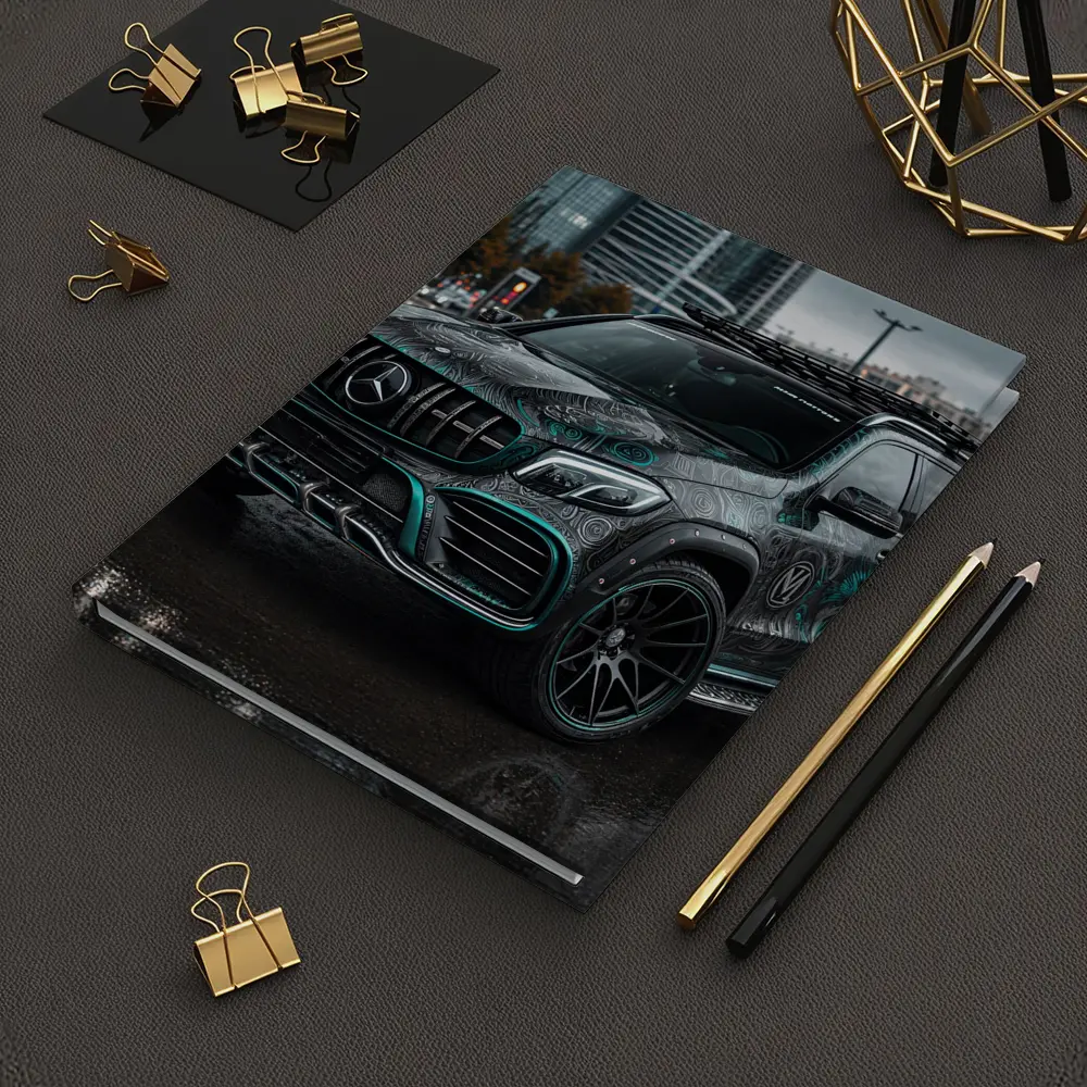Mercedes GLB Custom Wrap Rainy City Street – Notebooks