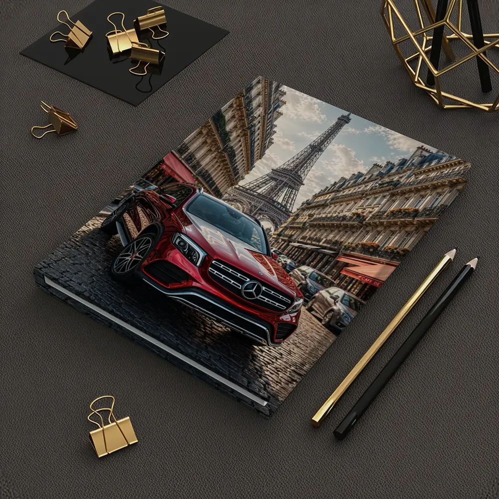 Mercedes GLB Red SUV Paris Streets – Notebooks