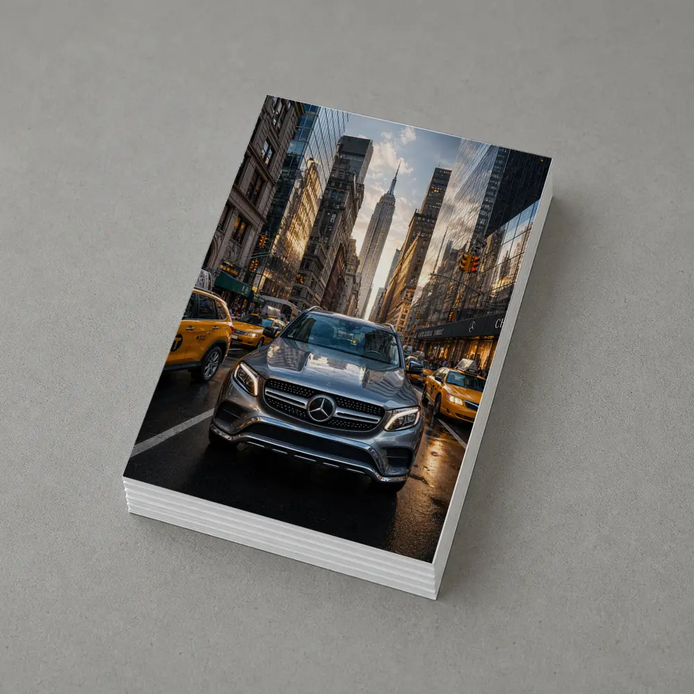 Mercedes GLC SUV New York City Street – Postcards