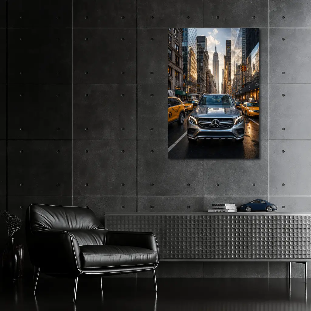 Mercedes GLC SUV New York City Street – Wall Art