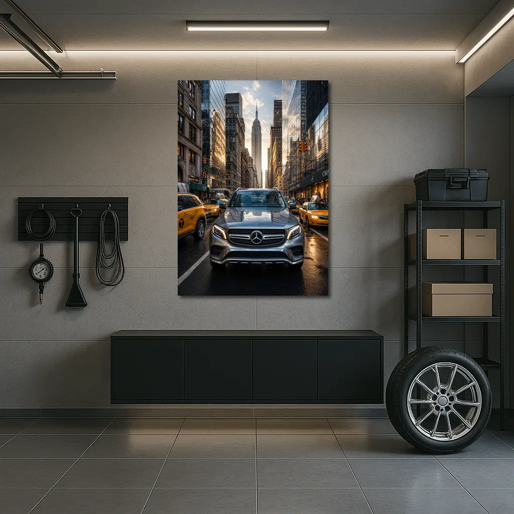 Mercedes GLC SUV New York City Street – Wall Art