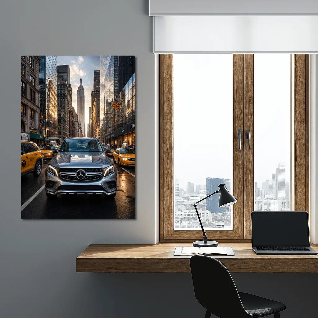 Mercedes GLC SUV New York City Street – Wall Art