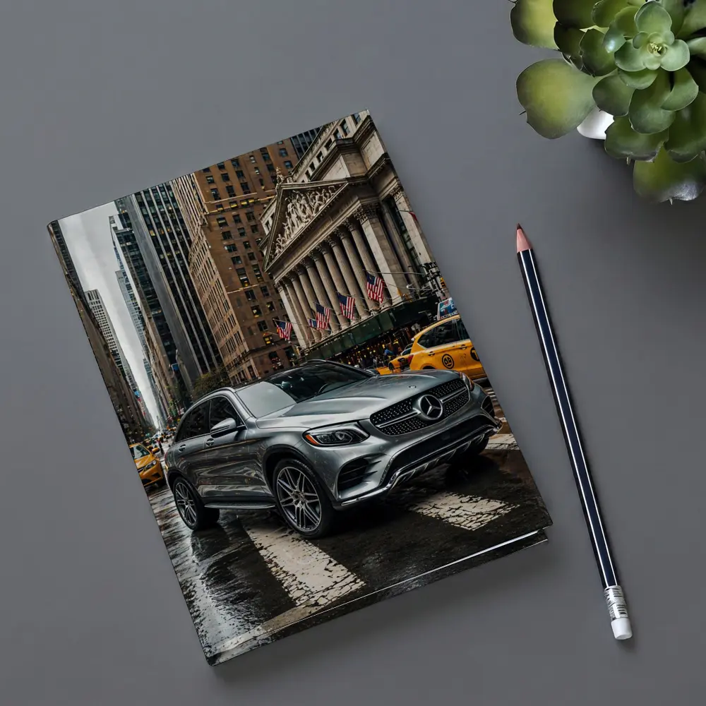 Mercedes Benz GLC Rainy New York Street – Notebooks