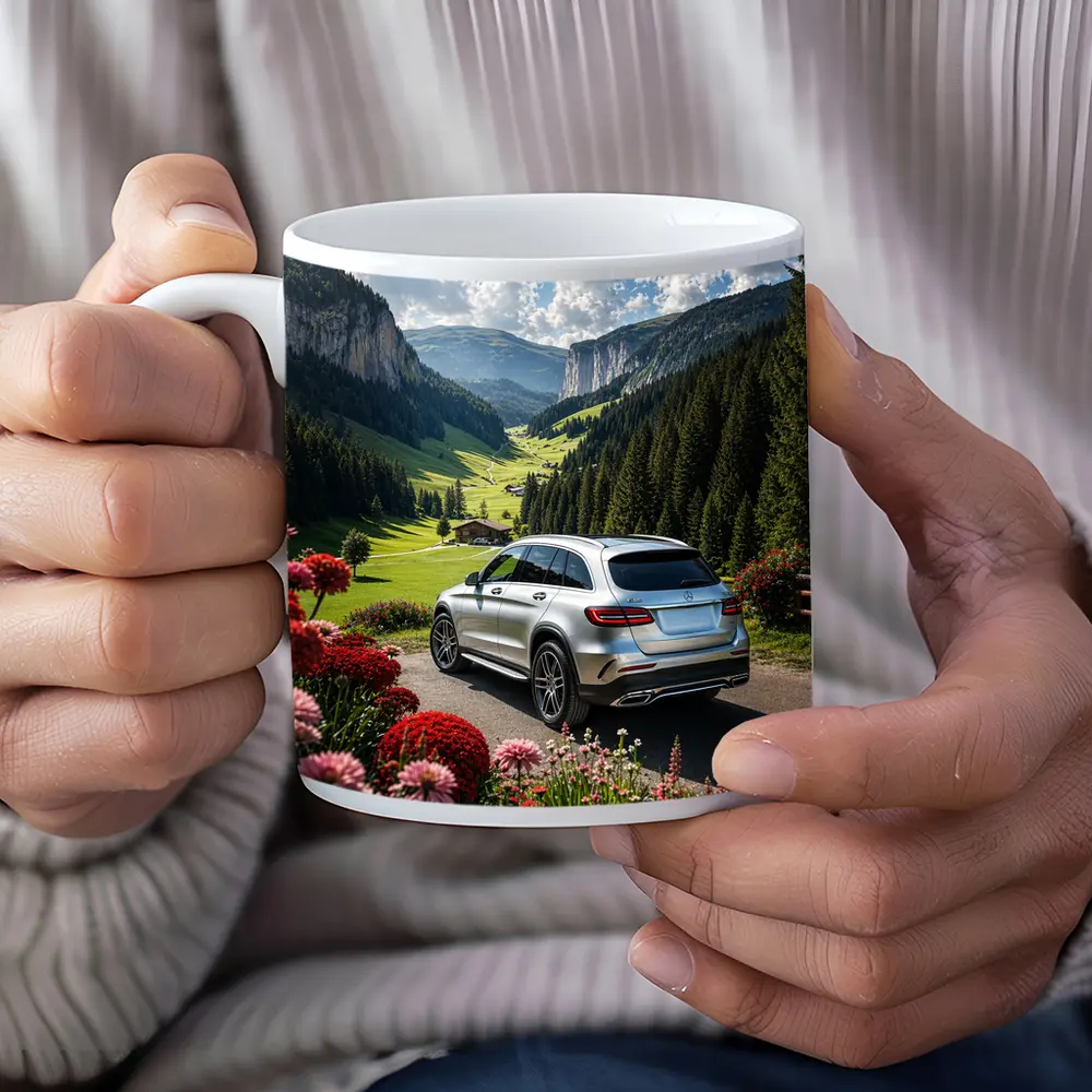 Mercedes Benz GLC Silver Alpine Valley Drive – Mugs