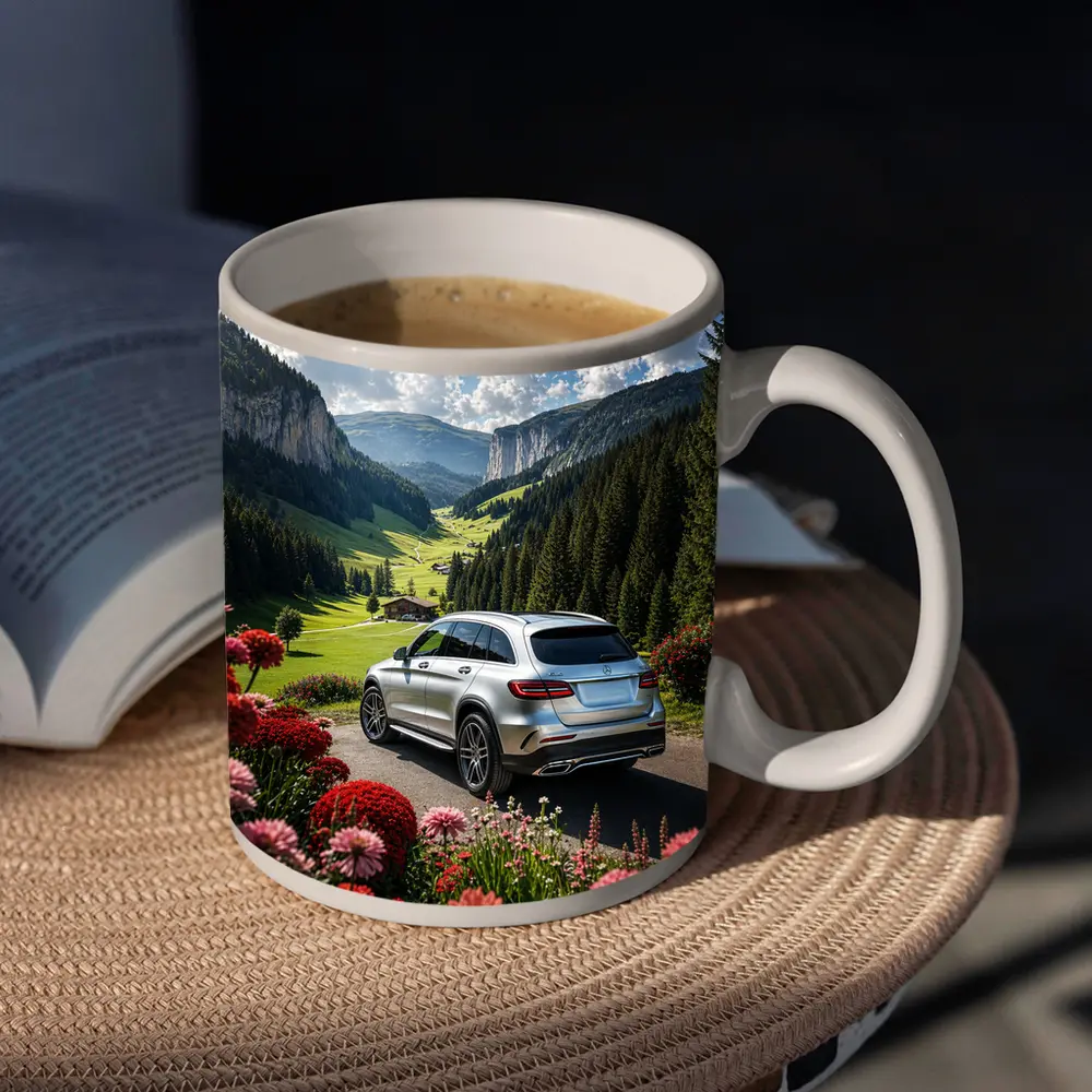 Mercedes Benz GLC Silver Alpine Valley Drive – Mugs