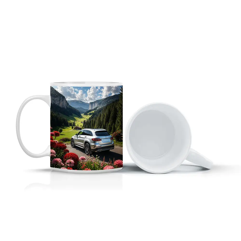 Mercedes Benz GLC Silver Alpine Valley Drive – Mugs