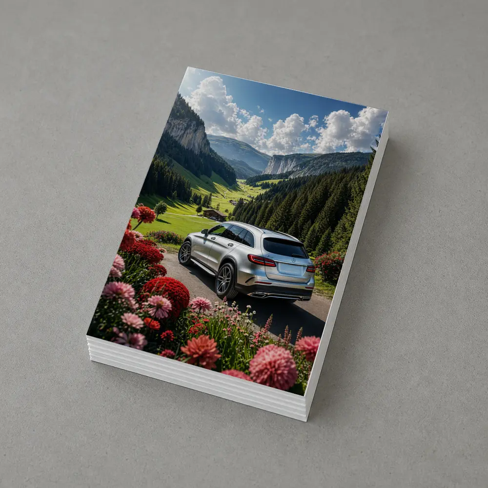 Mercedes Benz GLC Silver Alpine Valley Drive – Postcards