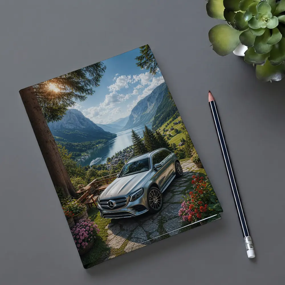 Mercedes GLC Silver SUV Alpine Valley View – Notebooks