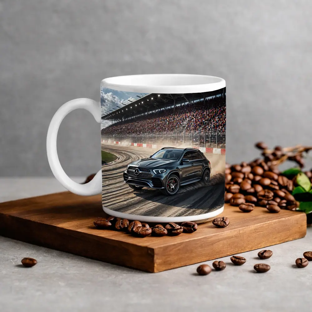 Mercedes Benz GLE Drifting Race Track Crowd – Mugs