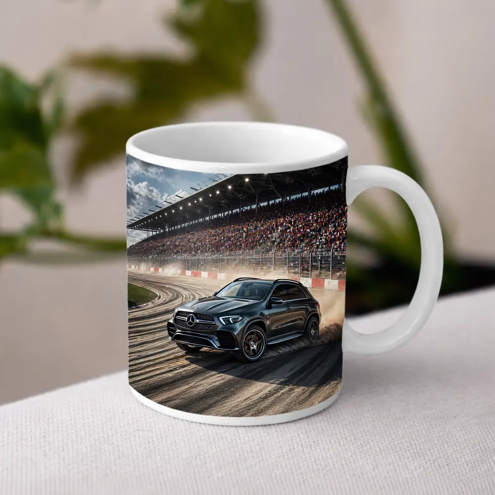 Mercedes Benz GLE Drifting Race Track Crowd – Mugs