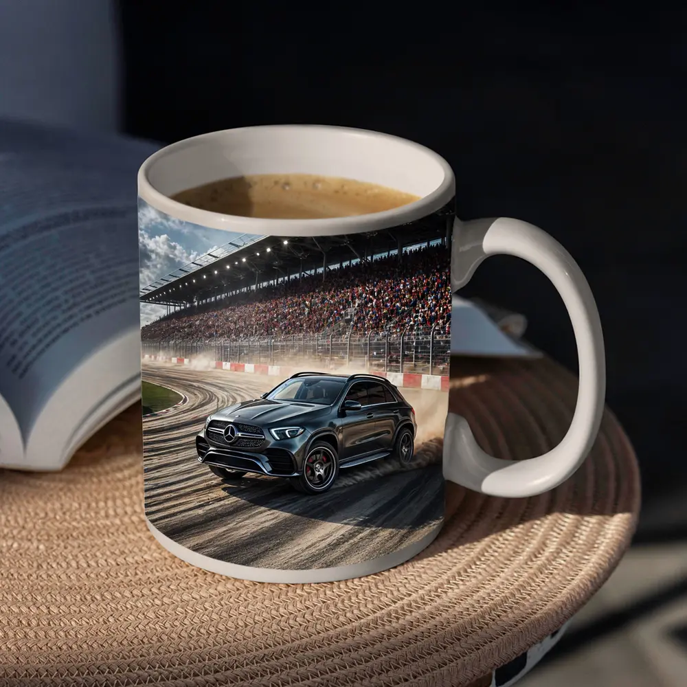 Mercedes Benz GLE Drifting Race Track Crowd – Mugs