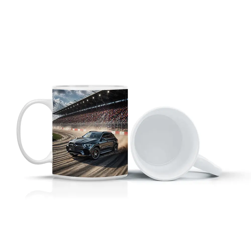 Mercedes Benz GLE Drifting Race Track Crowd – Mugs