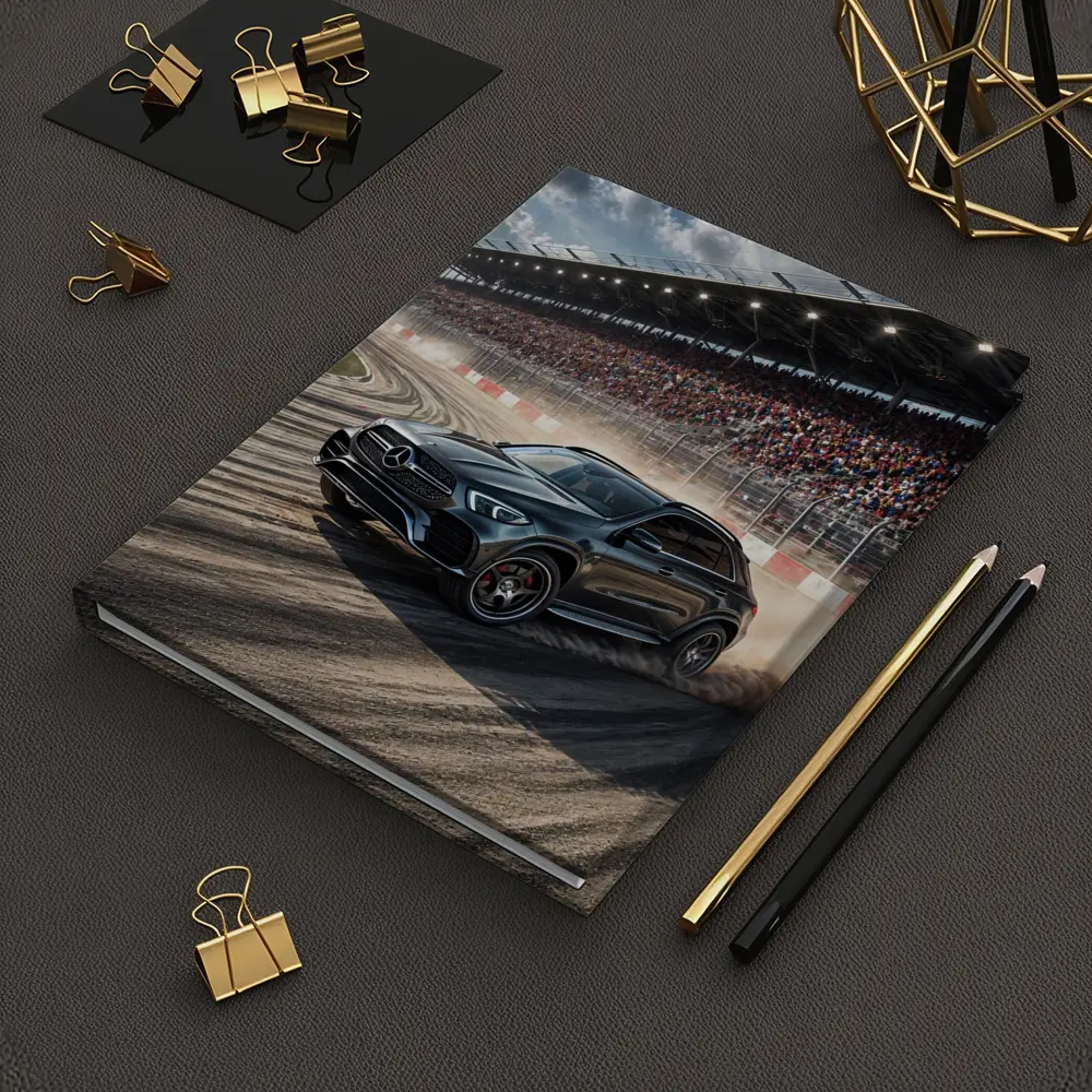 Mercedes Benz GLE Drifting Race Track Crowd – Notebooks