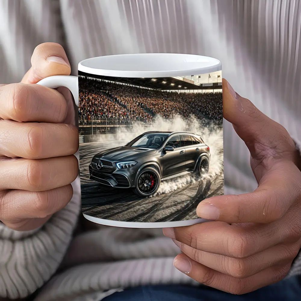 Mercedes GLE AMG Burnout Packed Stadium Track – Mugs