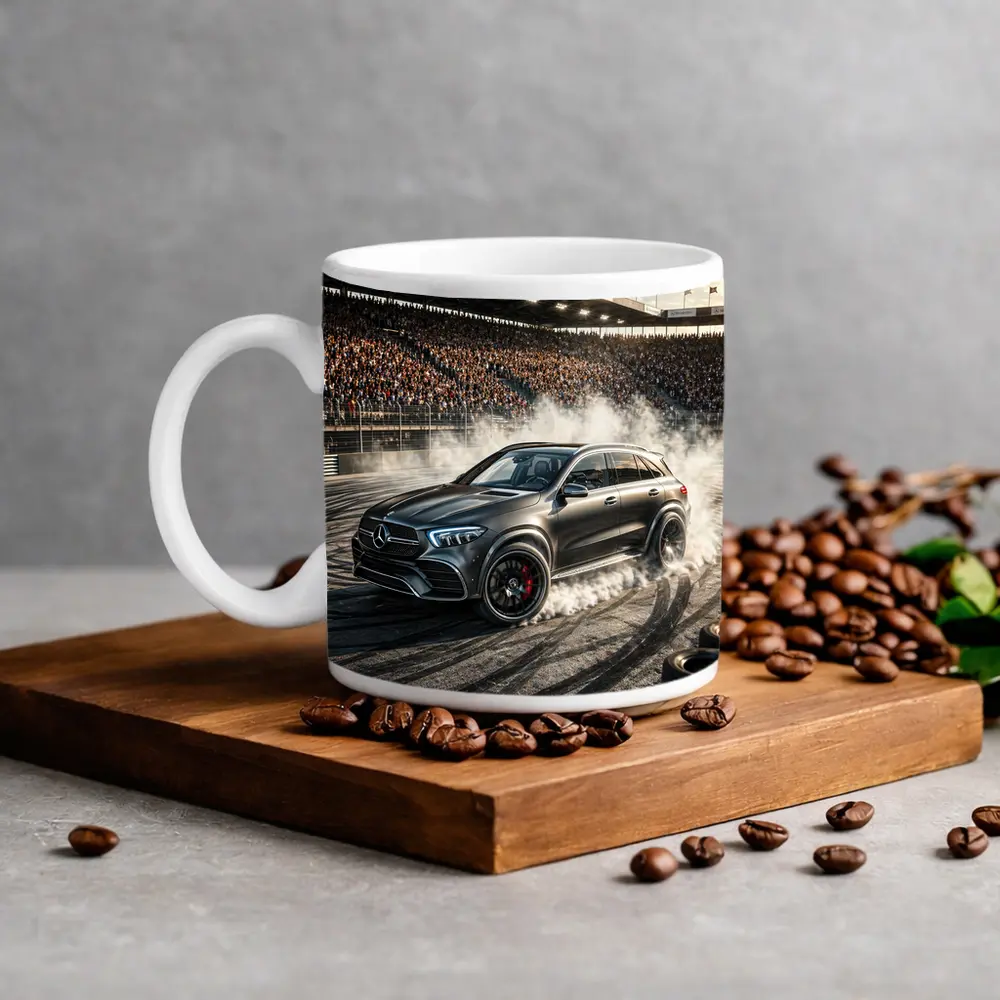 Mercedes GLE AMG Burnout Packed Stadium Track – Mugs