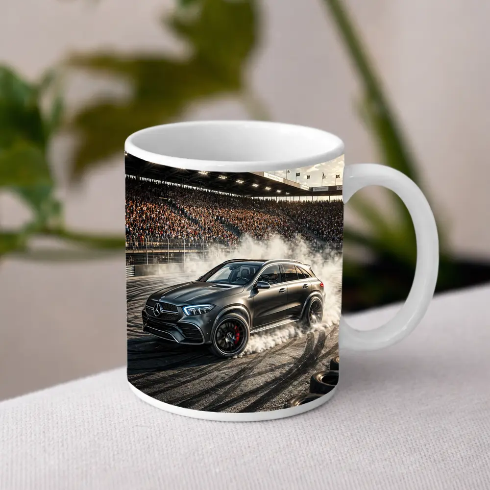 Mercedes GLE AMG Burnout Packed Stadium Track – Mugs