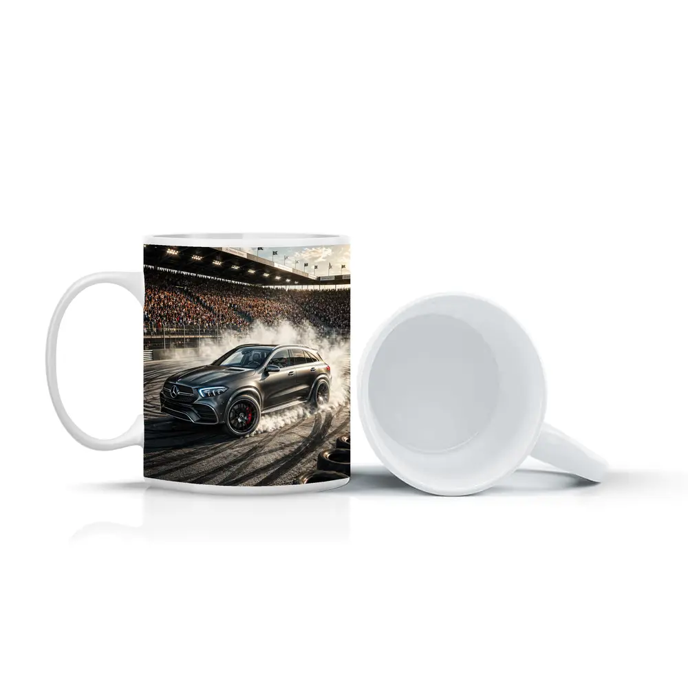 Mercedes GLE AMG Burnout Packed Stadium Track – Mugs