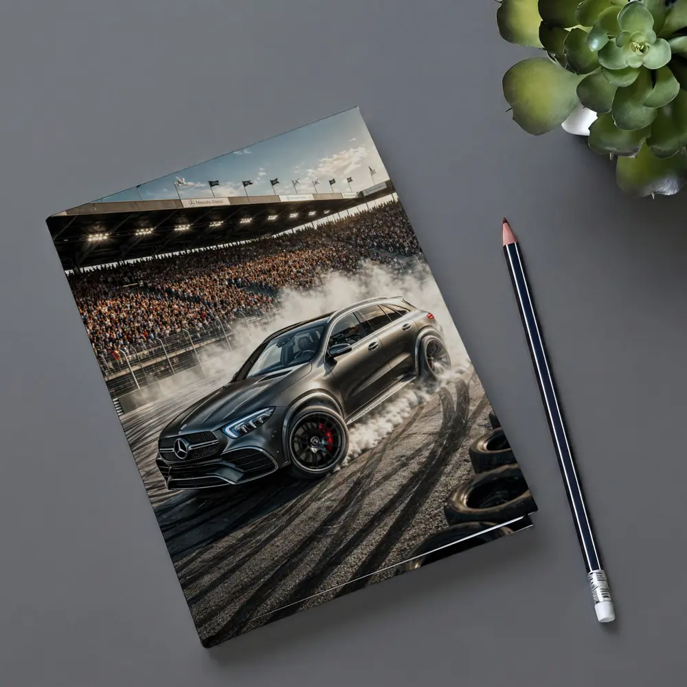 Mercedes GLE AMG Burnout Packed Stadium Track – Notebooks