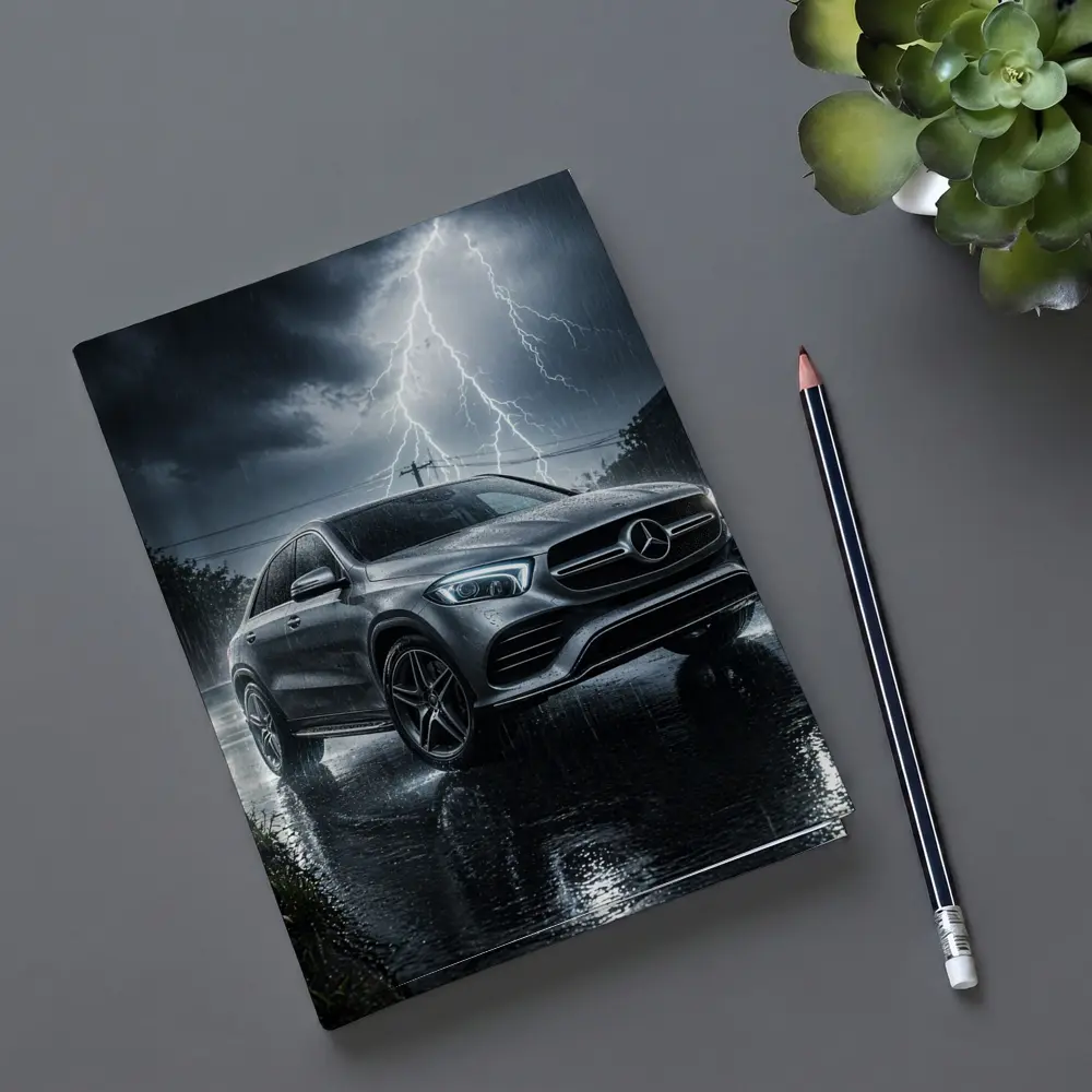 Mercedes Benz GLE Storm Lightning Rain – Notebooks