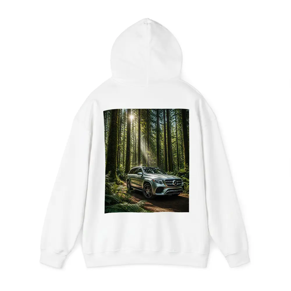 Mercedes Benz GLS SUV Forest Sunlight Drive – Hoodies