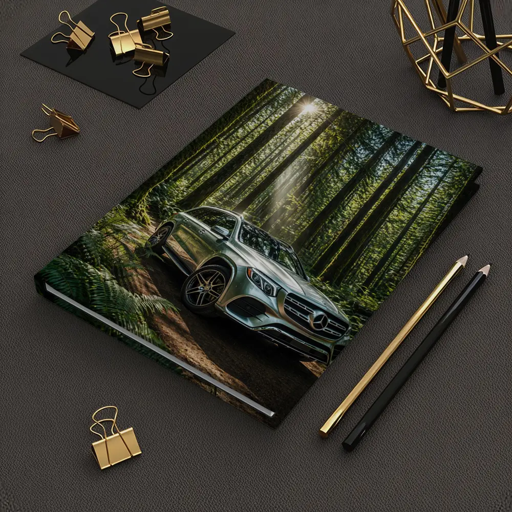 Mercedes Benz GLS SUV Forest Sunlight Drive – Notebooks