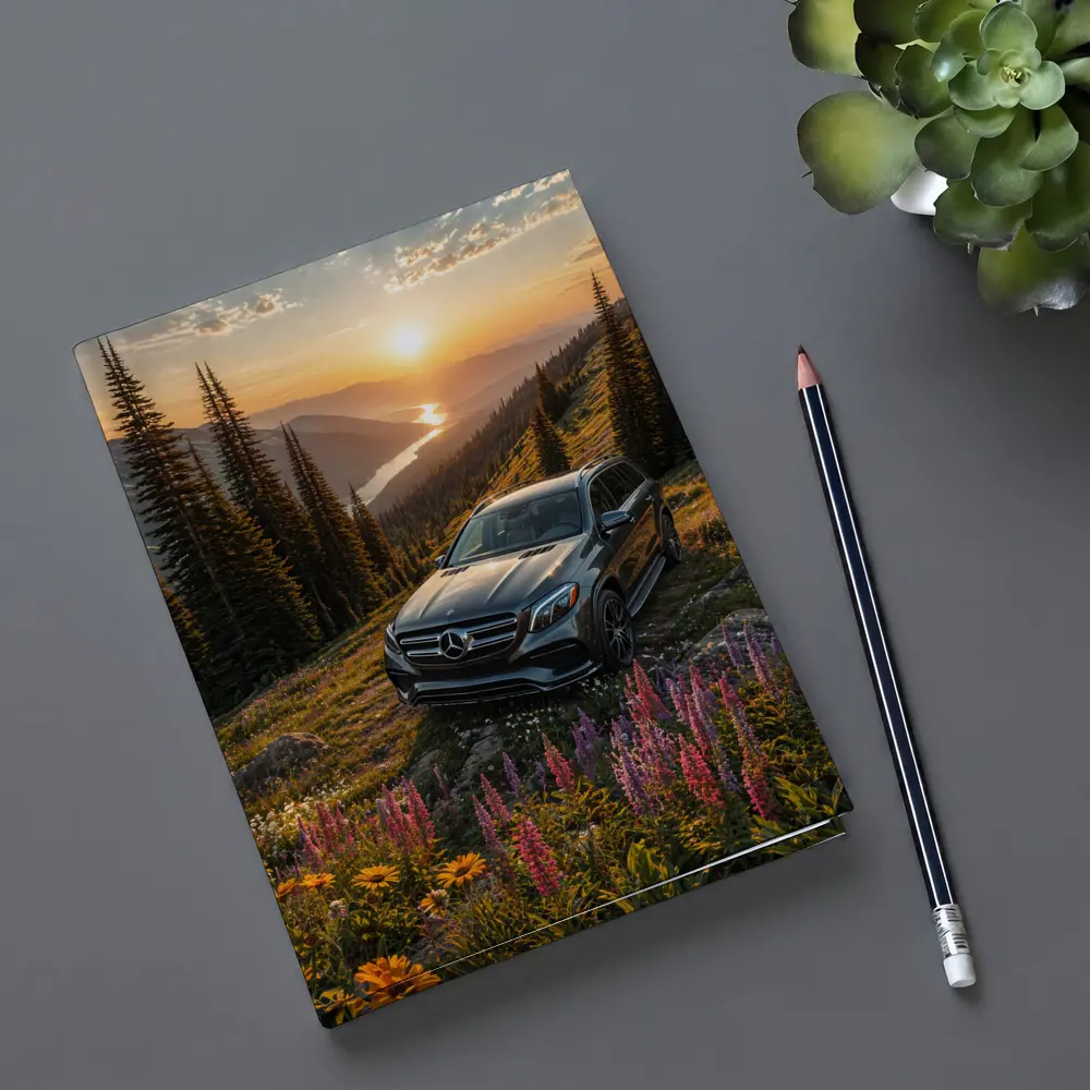 Mercedes Benz GLS Mountain Wildflower Sunset – Notebooks