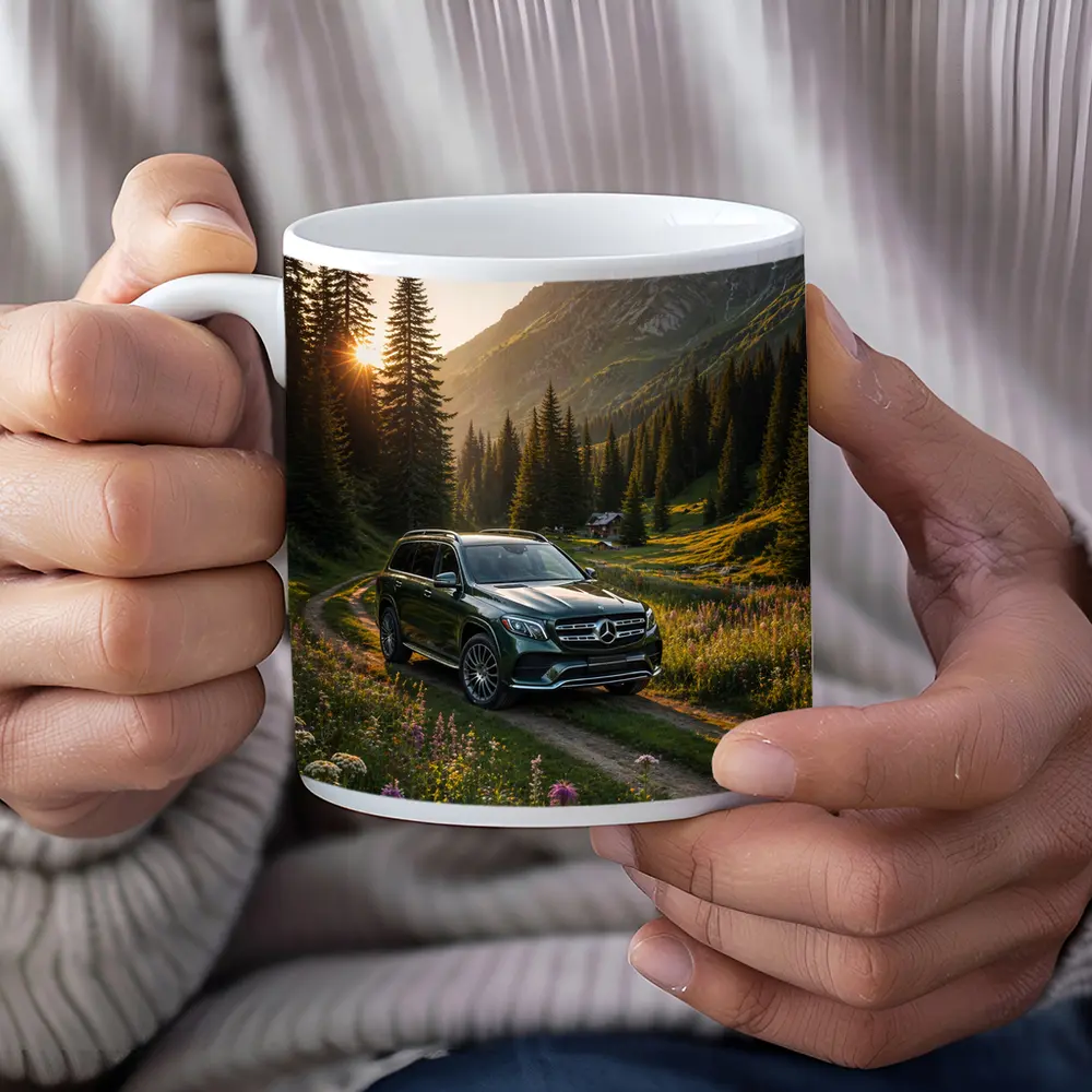 Mercedes Benz GLS Mountain Valley Sunset – Mugs