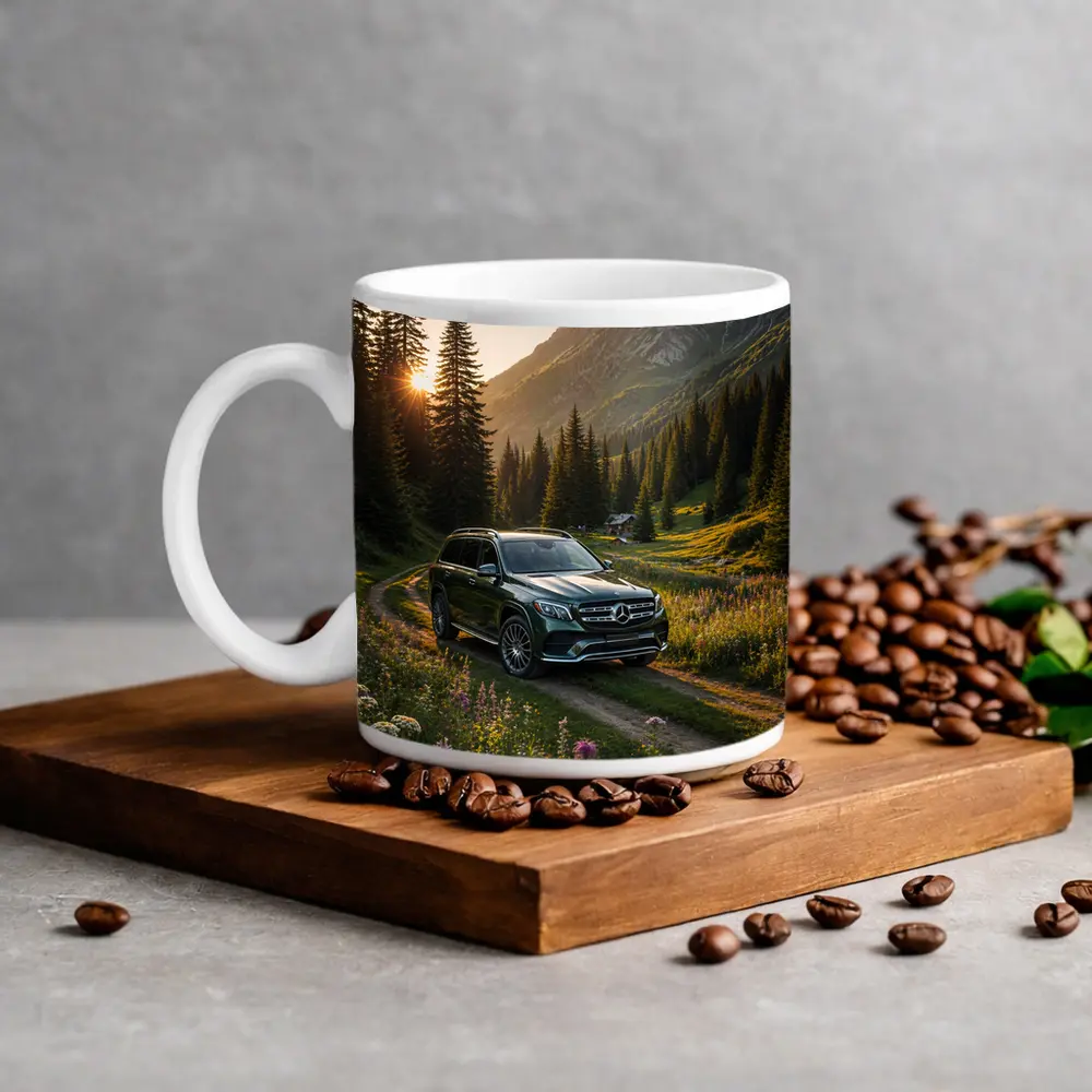 Mercedes Benz GLS Mountain Valley Sunset – Mugs