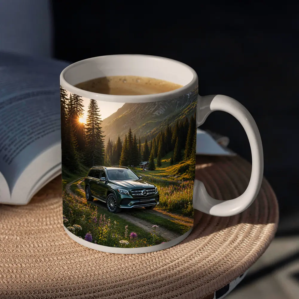 Mercedes Benz GLS Mountain Valley Sunset – Mugs
