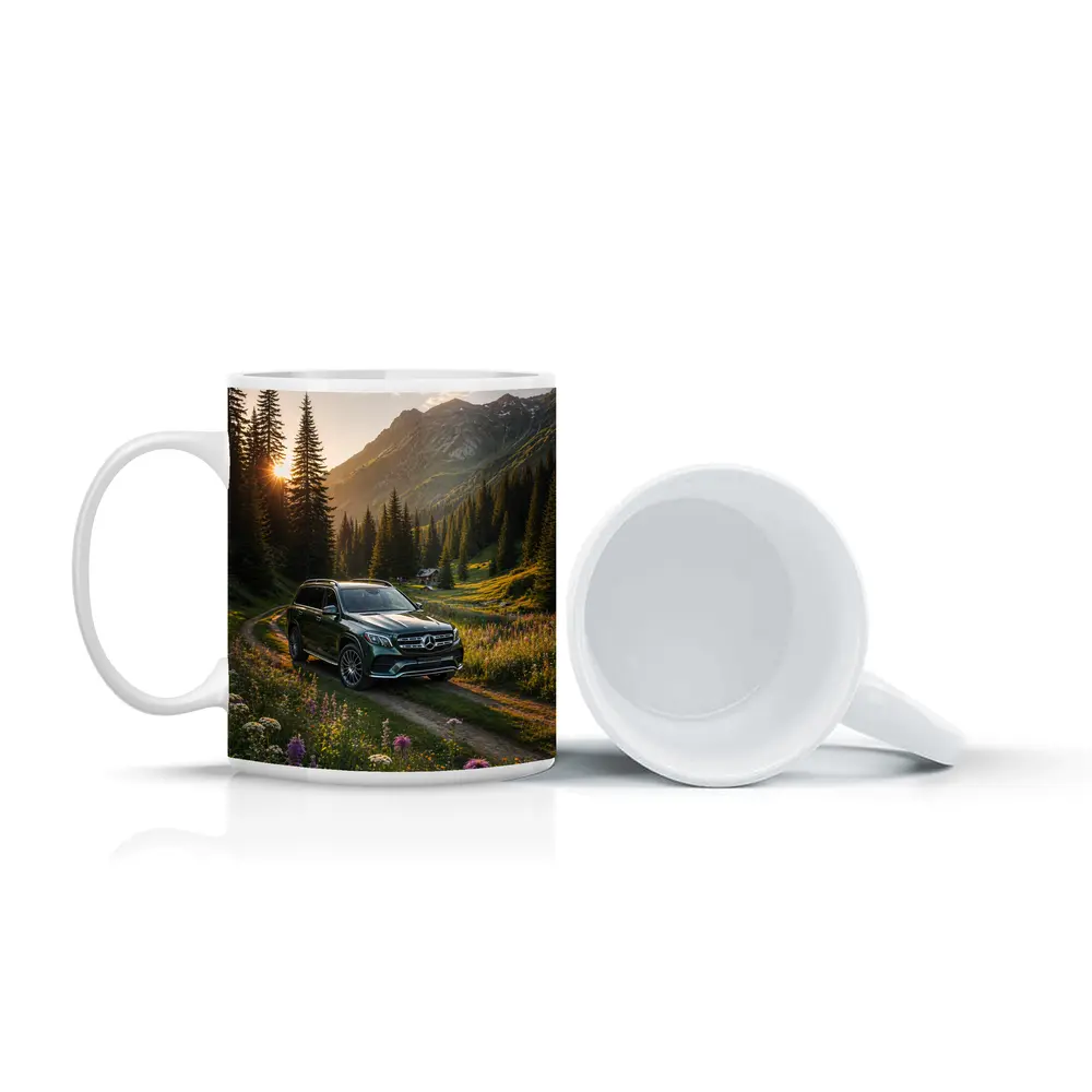 Mercedes Benz GLS Mountain Valley Sunset – Mugs