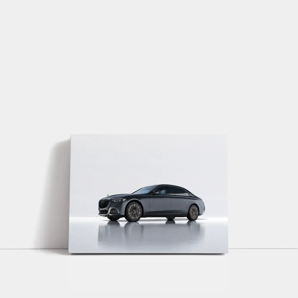 Mercedes Maybach S Class Gray Studio Shot – Wall Art
