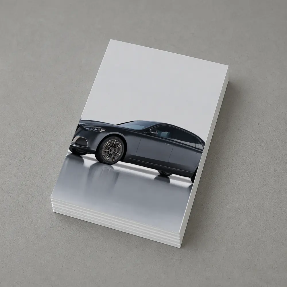Mercedes Maybach S Class Gray Studio Shot – Postcards