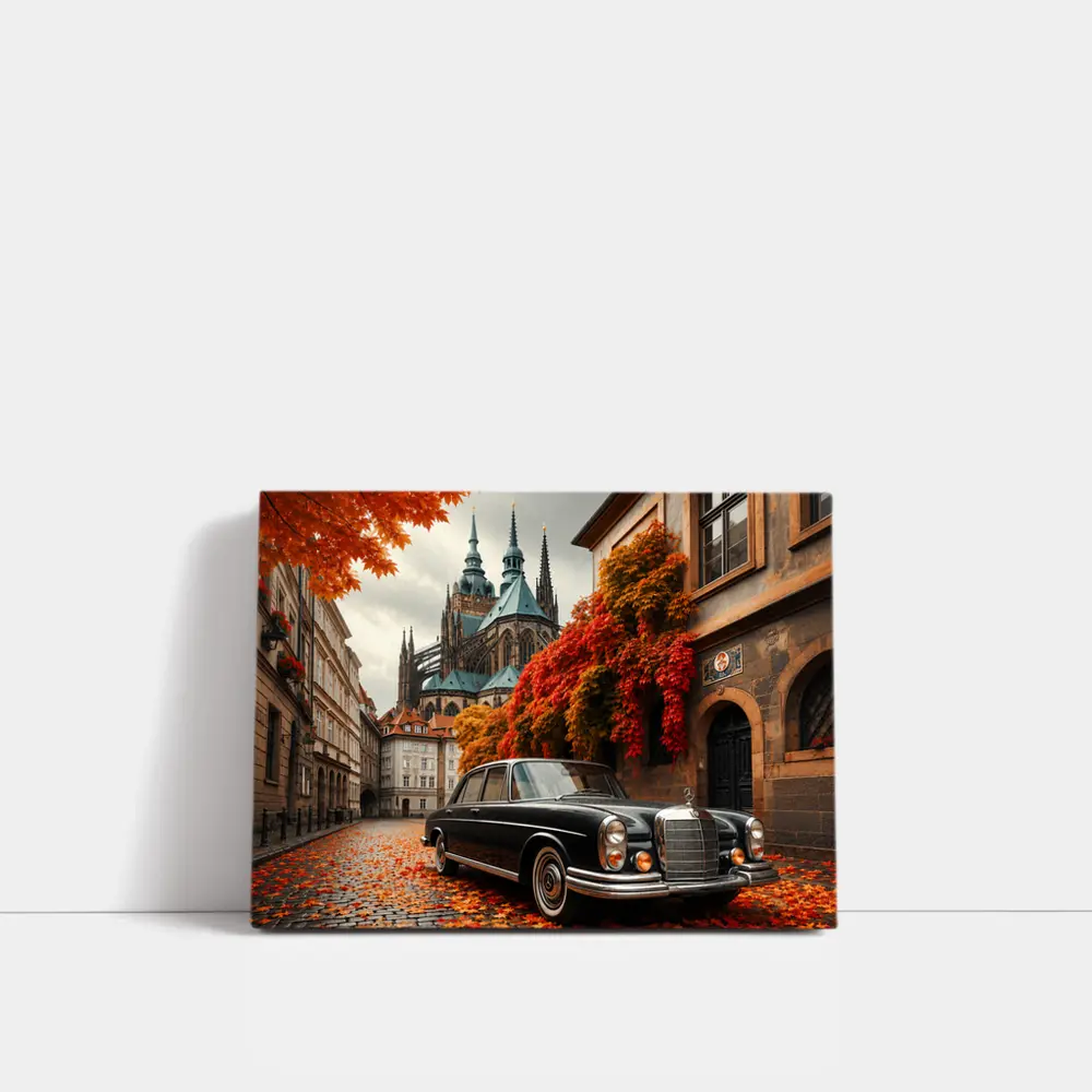 Mercedes Benz S Class Prague Old Town – Wall Art