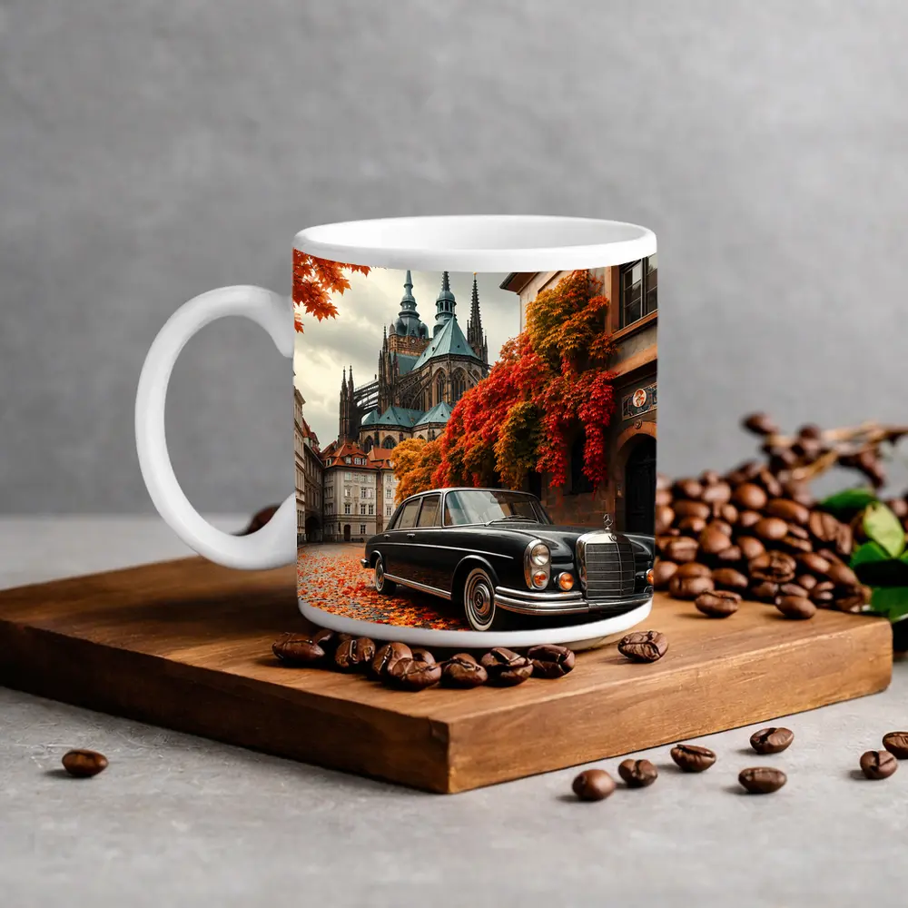 Mercedes Benz S Class Prague Old Town – Mugs