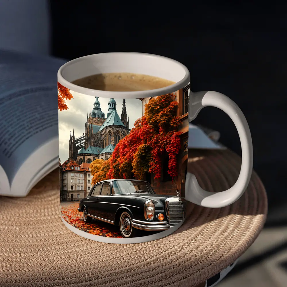 Mercedes Benz S Class Prague Old Town – Mugs